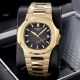 Copy Patek Philippe Nautilus Frosted Gold Watch with Luminous Dial Markers (7)_th.jpg